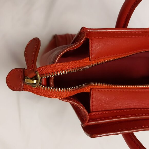 Celine Leather Luggage Nano Tote - Picture 10 of 11